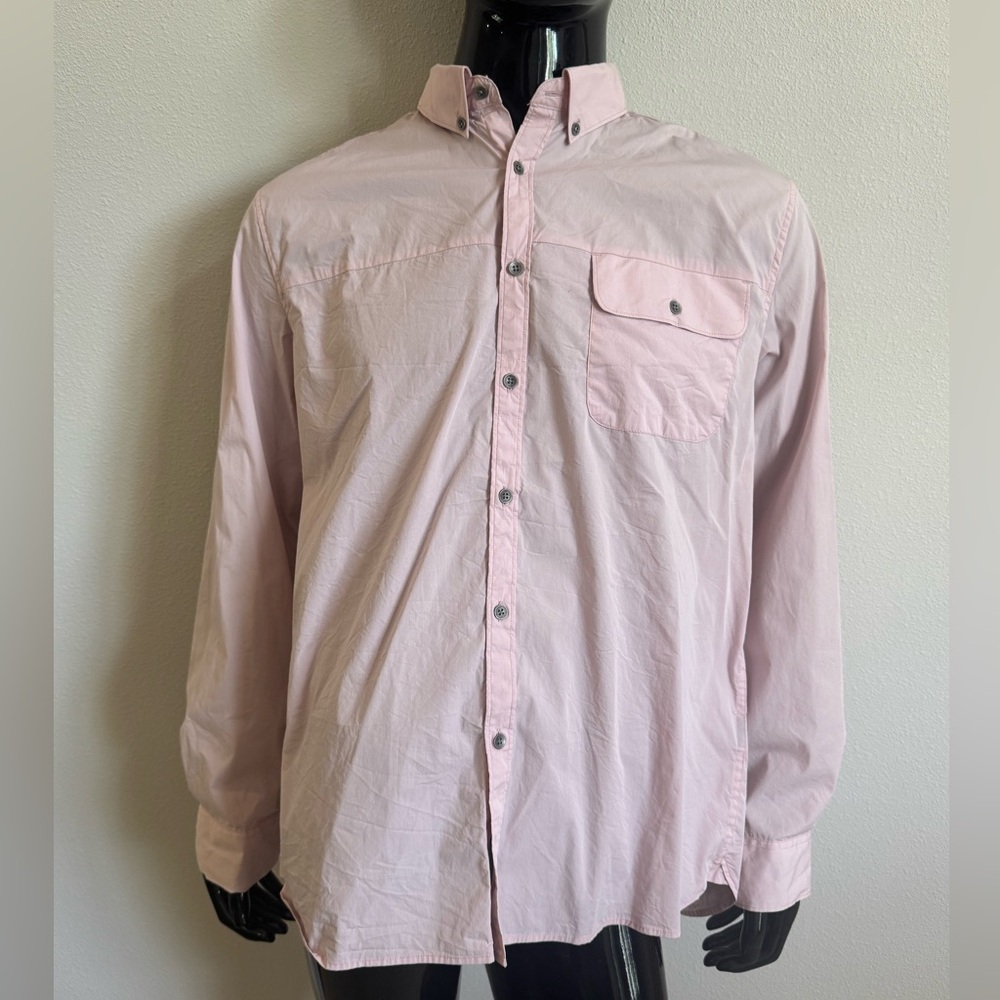 Pink Button-Up Shirt